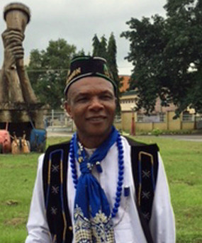 Ikpafak Edet Udofia - Global President, Ibibio Peoples Union (R)