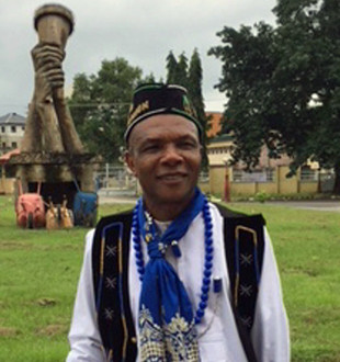 Ikpafak Edet Udofia - Global President, Ibibio Peoples Union (R)